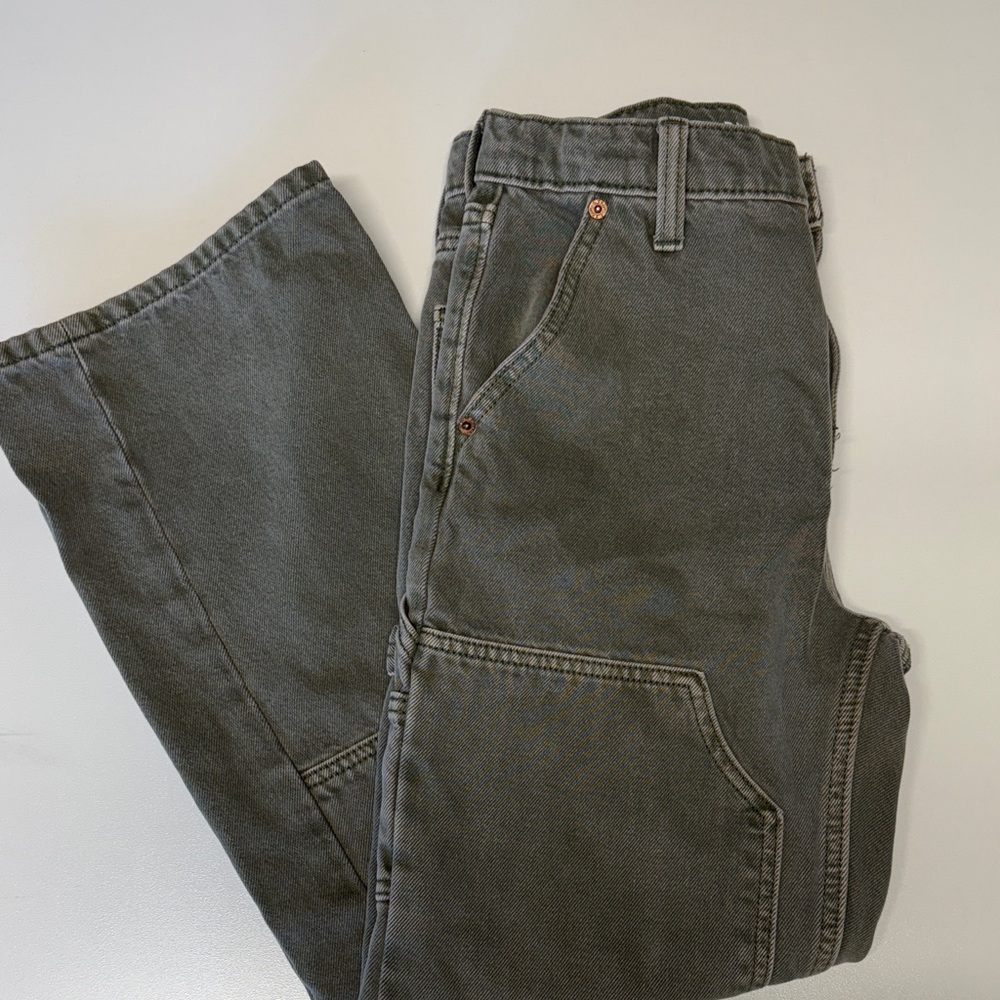 Old Navy Kids Gray Straight-Leg Jeans